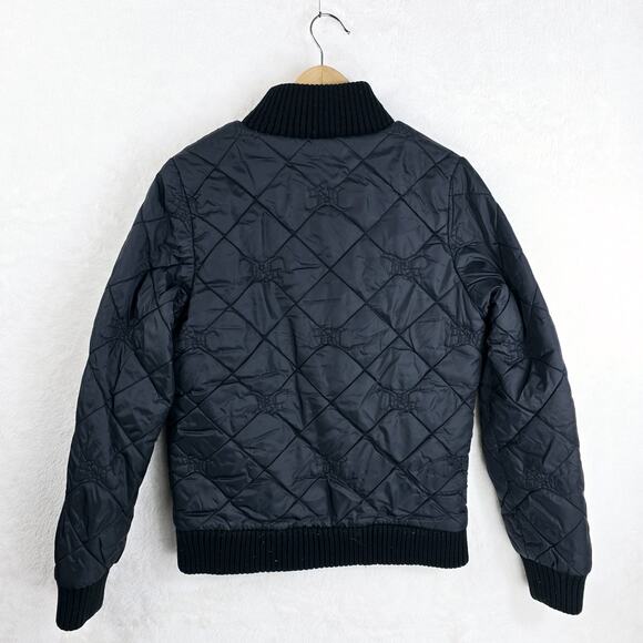 Vintage No Fear So Cal AOP Black Quilted Jacket Medium Y2K Grunge Skater - Picture 8 of 10